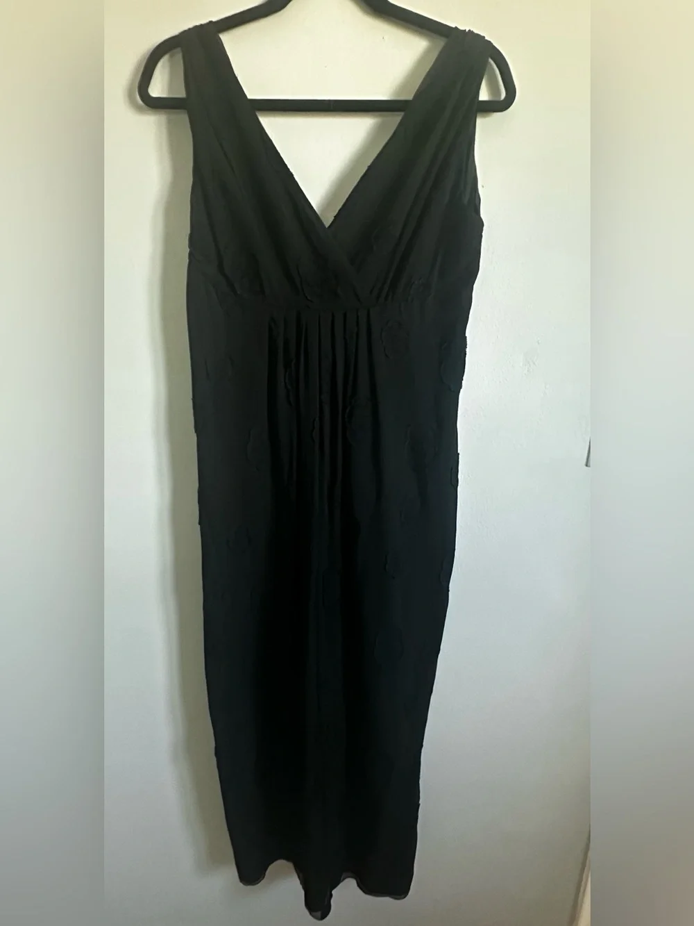 Chanel Vintage Camellia Silk Maxi Dress Eu 40 ♥️ Rare